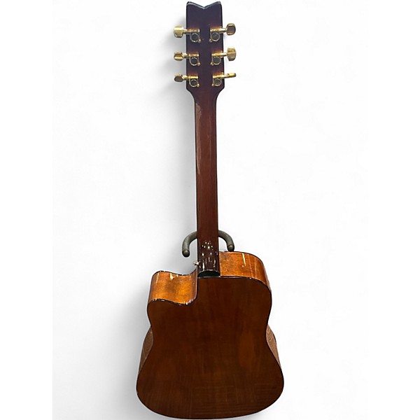 Used Washburn D100CE Natural Acoustic Electric Guitar
