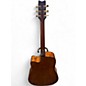 Used Washburn D100CE Natural Acoustic Electric Guitar