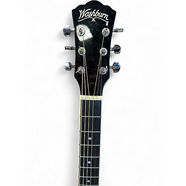 Used Washburn WA90CE 2 Color Sunburst Acoustic Electric Guitar