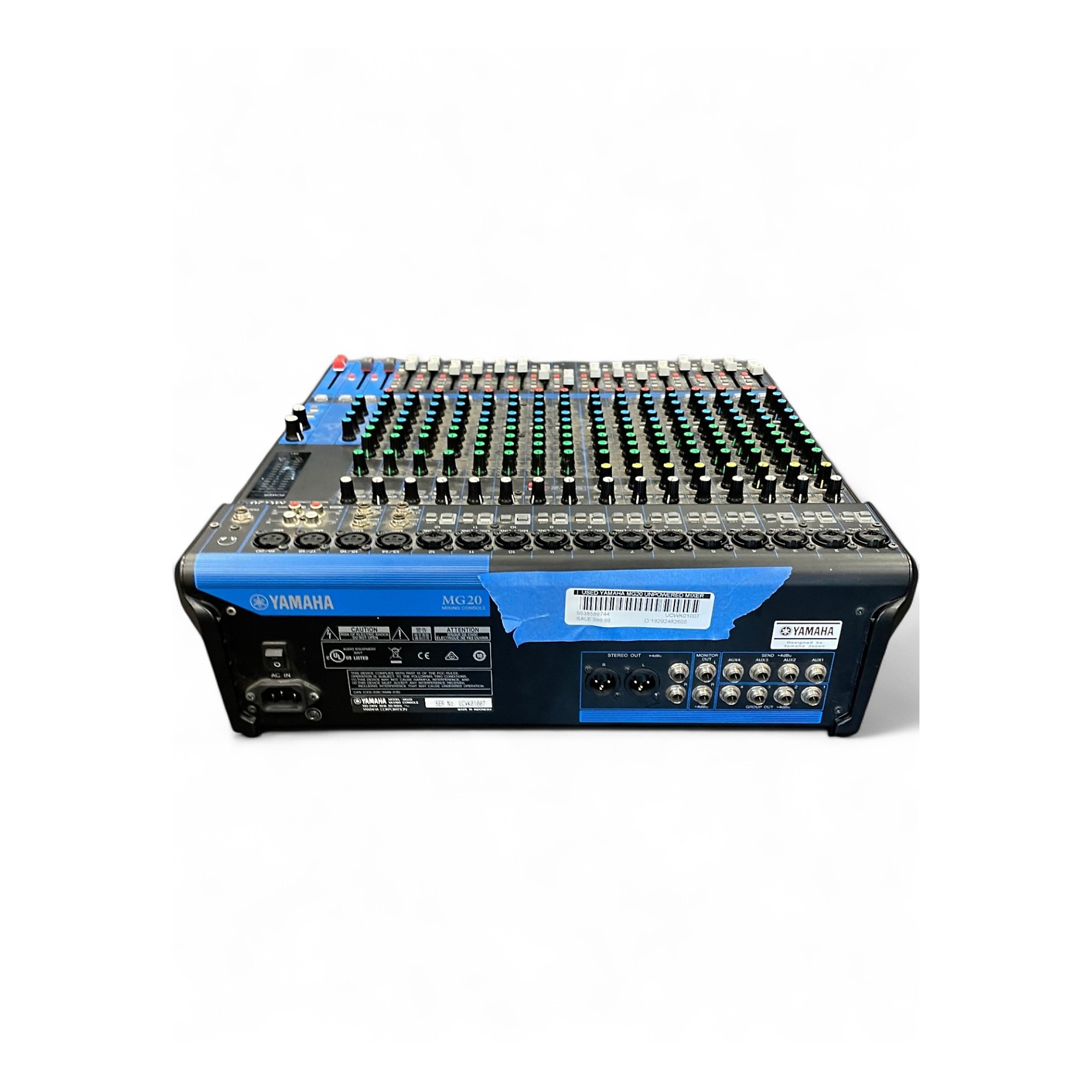 Used Yamaha MG20 Unpowered Mixer | Guitar Center