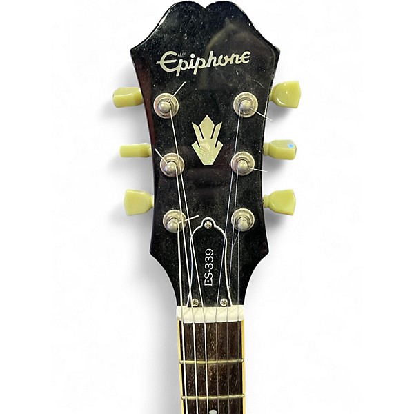 Used Epiphone ES339 Black Hollow Body Electric Guitar