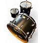 Used Gretsch Drums 3 Piece USA CUSTOM Black Drum Kit thumbnail