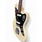 Used 2017 Fender American Professional Jaguar Olympic White Solid Body Electric Guitar