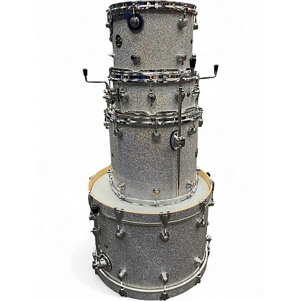 Used DW 4 Piece Performance Series Diamond Nebula Drum Kit