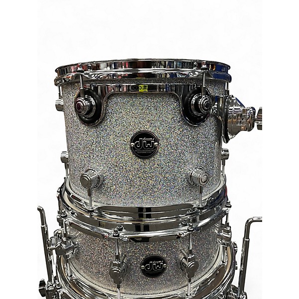 Used DW 4 Piece Performance Series Diamond Nebula Drum Kit