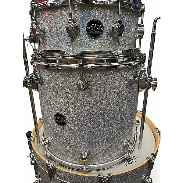 Used DW 4 Piece Performance Series Diamond Nebula Drum Kit