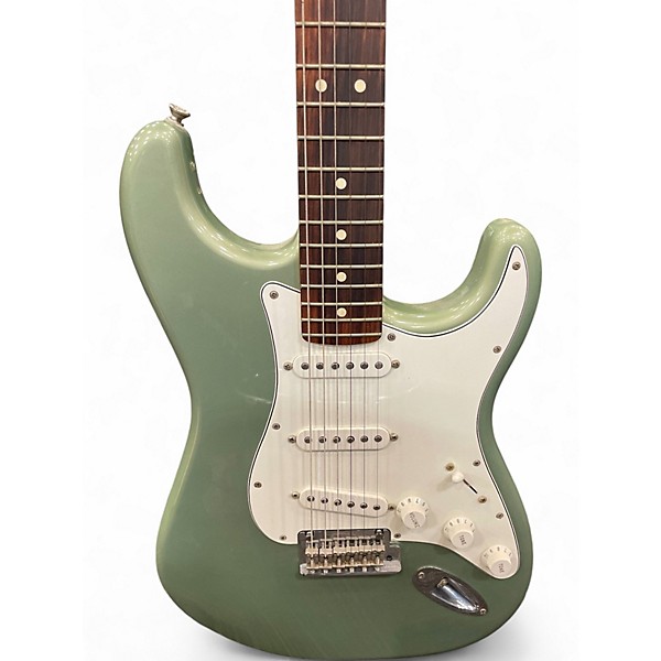 Used Fender Player Stratocaster Sage Green Metallic Solid Body Electric Guitar