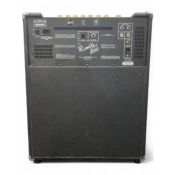 Used Fender RUMBLE 200 Bass Combo Amp
