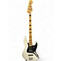 Used Squier Vintage Modified Jazz Bass Alpine White Electric Bass Guitar thumbnail