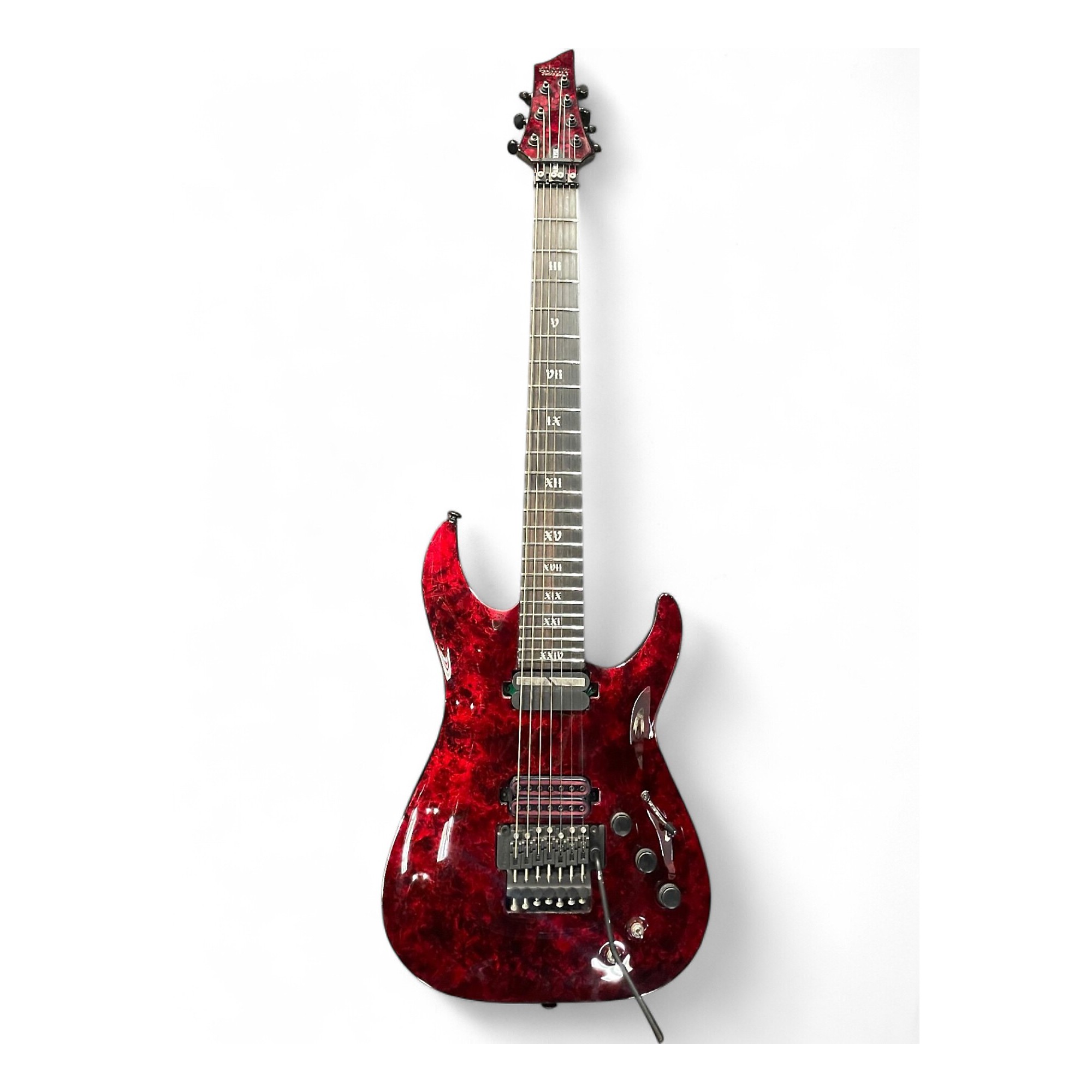 Used Schecter Guitar Research C1 Apocalypse RED REIGN Solid Body