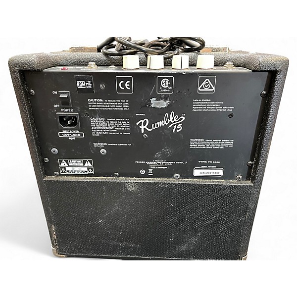 Used Fender Rumble 15 15W 1X8 Bass Combo Amp