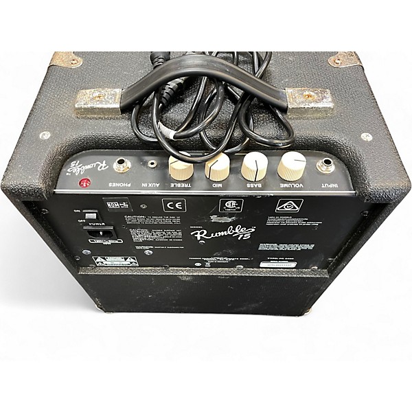 Used Fender Rumble 15 15W 1X8 Bass Combo Amp