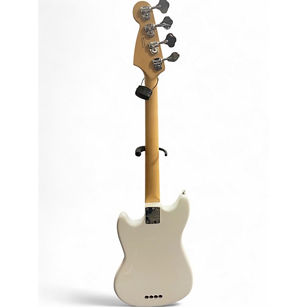 Used Fender American Performer Mustang Bass Alpine White Electric Bass Guitar