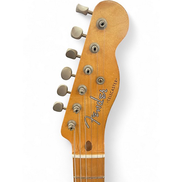 Used Fender Road Worn 1950S Telecaster Blonde Solid Body Electric Guitar