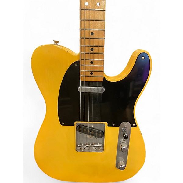 Used Fender Road Worn 1950S Telecaster Blonde Solid Body Electric Guitar