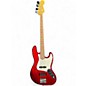 Used Fender American Standard Jazz Bass Mystic Red Electric Bass Guitar thumbnail