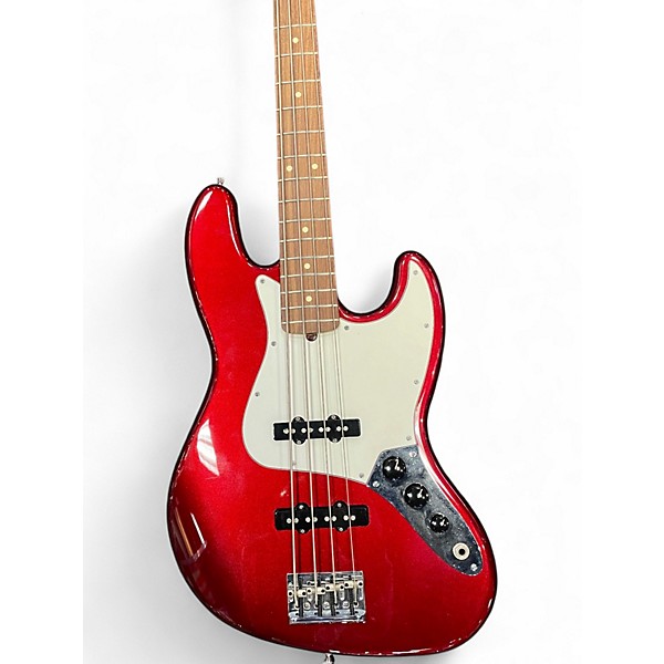 Used Fender American Standard Jazz Bass Mystic Red Electric Bass Guitar