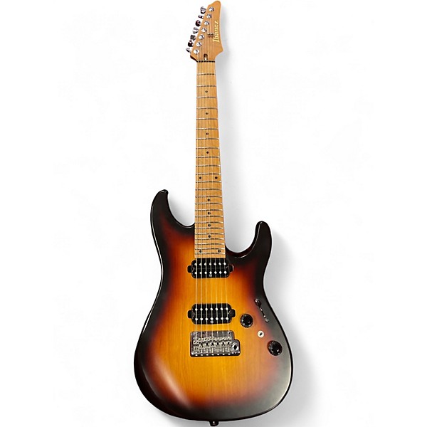 Used Ibanez AZ24027 Tri-Fade Burst Solid Body Electric Guitar