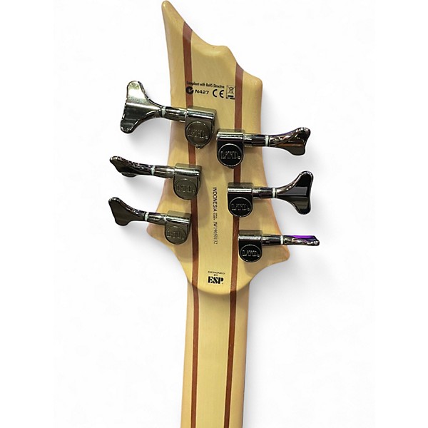 Used ESP LTD B206SM 6 String Natural Electric Bass Guitar