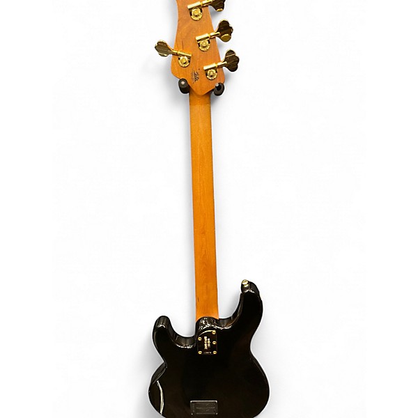 Used Ernie Ball Music Man Stingray HH 5 String Black Electric Bass Guitar