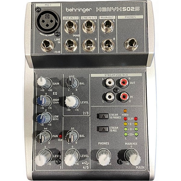 Used Behringer Xenyx 502S Unpowered Mixer