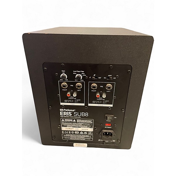 Used PreSonus Eris Sub8 Powered Monitor