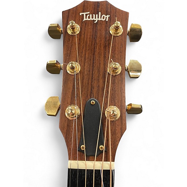 Used Taylor 214CE Left Handed Natural Acoustic Electric Guitar
