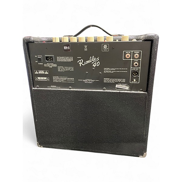 Used Fender Rumble 40 Bass Combo Amp