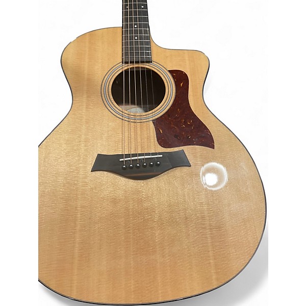 Used Taylor 214CE PLUS Natural Acoustic Electric Guitar