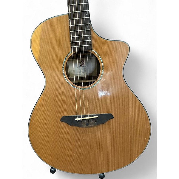 Used Breedlove Atlas Series Solo C350/CRE Concert Natural Acoustic Electric Guitar
