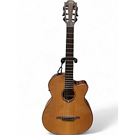 Used Lag Guitars TN100ACE Natural Classical Acoustic Electric Guitar