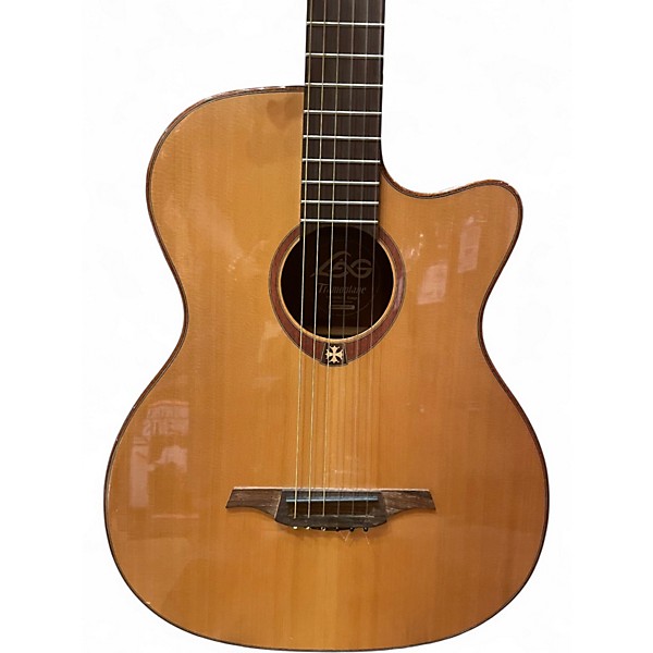 Used Lag Guitars TN100ACE Natural Classical Acoustic Electric Guitar