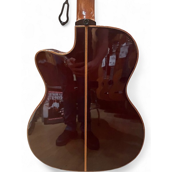 Used Lag Guitars TN100ACE Natural Classical Acoustic Electric Guitar