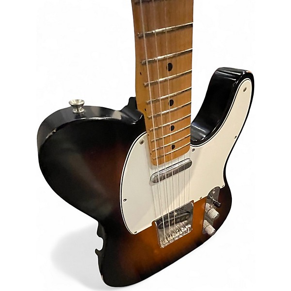 Used 2016 Fender  TELE ROAD WORN  2 Tone Sunburst Solid Body Electric Guitar