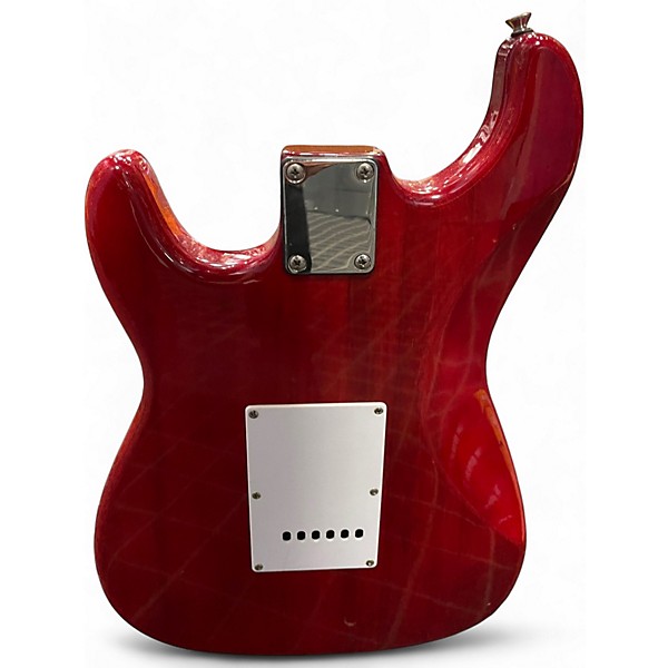 Used Jay Turser Double Cut Candy Apple Red Solid Body Electric Guitar