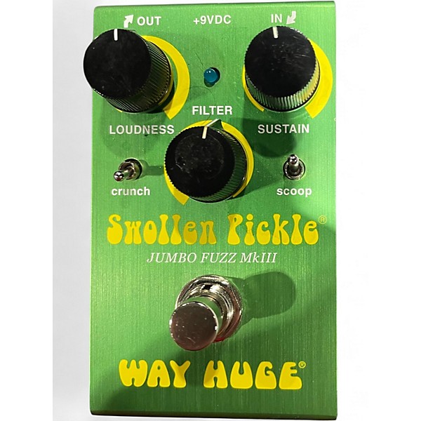 Used Way Huge Electronics WHE401 Swollen Pickle MKII Super Jumbo Fuzz Effect Pedal