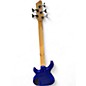Used Squier MB5 Blue Electric Bass Guitar