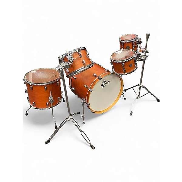 Used Gretsch Drums 5 Piece MARQUEE 5 PIECE SHELL PACK SATIN WALNUT Drum Kit