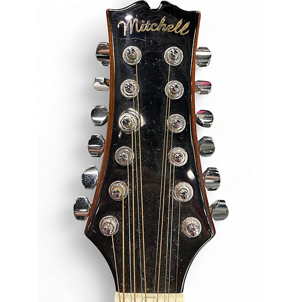 Used Mitchell D120S12E NATURAL 12 String Acoustic Guitar