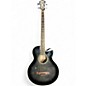 Used Ibanez AEB20E-TKS Black Burst Acoustic Bass Guitar thumbnail