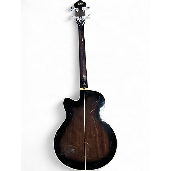 Used Ibanez AEB20E-TKS Black Burst Acoustic Bass Guitar
