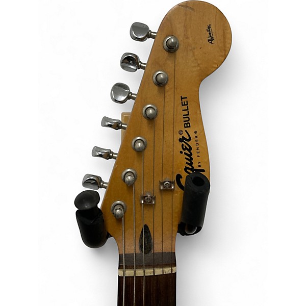 Used Squier Bullet Stratocaster Black Solid Body Electric Guitar