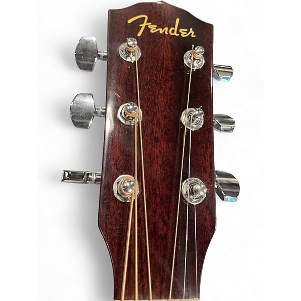 Used Fender CD-60SCE Natural Acoustic Electric Guitar