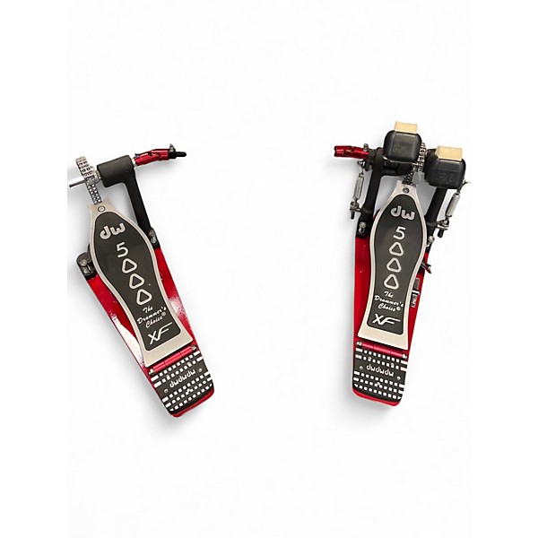 Used DW 5000 Series Double Double Bass Drum Pedal