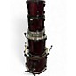 Used Pearl 5 Piece Vision Red Drum Kit