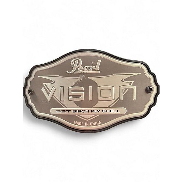 Used Pearl 5 Piece Vision Red Drum Kit