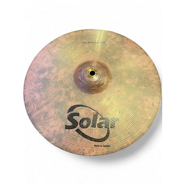 Used Solar by Sabian 14in Hi Hat Cymbal