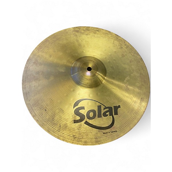 Used Solar by Sabian 14in Hi Hat Cymbal
