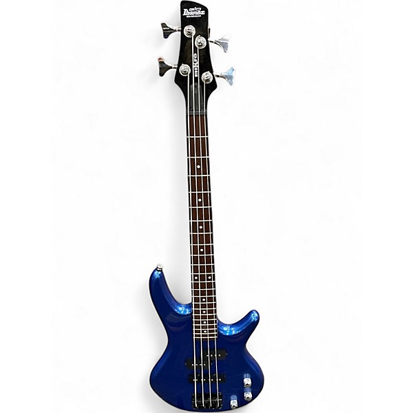 Used Ibanez GSRM20 Blue Electric Bass Guitar