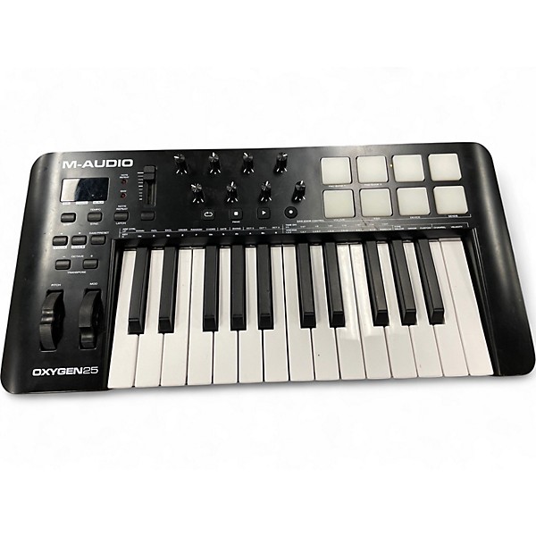 Used M-Audio Oxygen 25 Key MIDI Controller